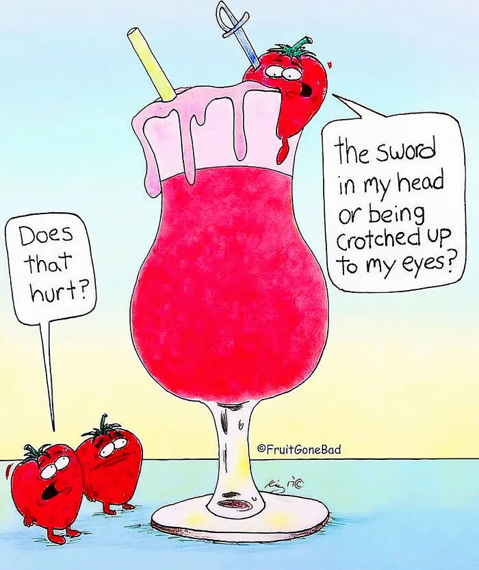 "Fruit Gone Bad": 30 Slightly Inappropriate Comics By This NY Cartoonist (New Pics)
