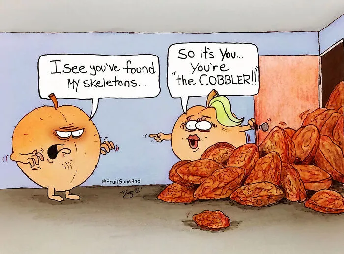 "Fruit Gone Bad": 30 Slightly Inappropriate Comics By This NY Cartoonist (New Pics)