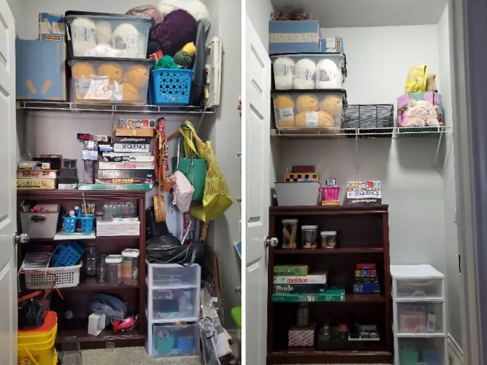 I Decided To Spend All Day Cleaning Out Our Multi Use Closet. There Are Accomplishment Vapors Rising Off My Skin Rn Tbh Nbd Yes I'm Old