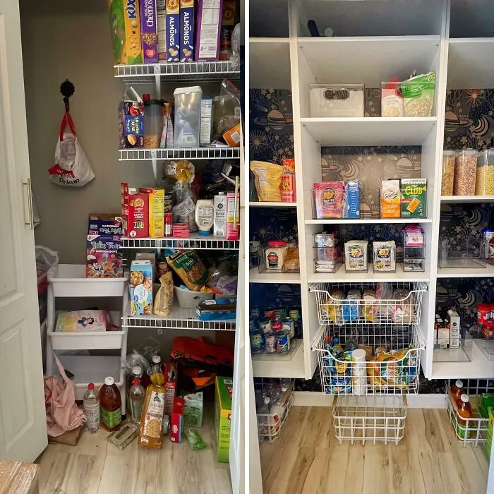 Pantry Before And After