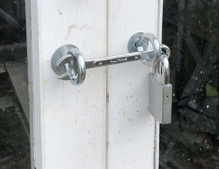 Cerradura de cobertizo
