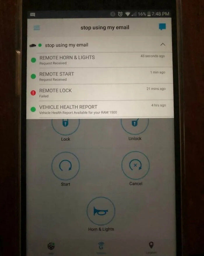 After Years Of This Guy Using My Email As A Spam Account, I Got My Revenge. He Signed My Email. Up For Siriusxm Which Also Gives Me The Ability To Beep His Horn