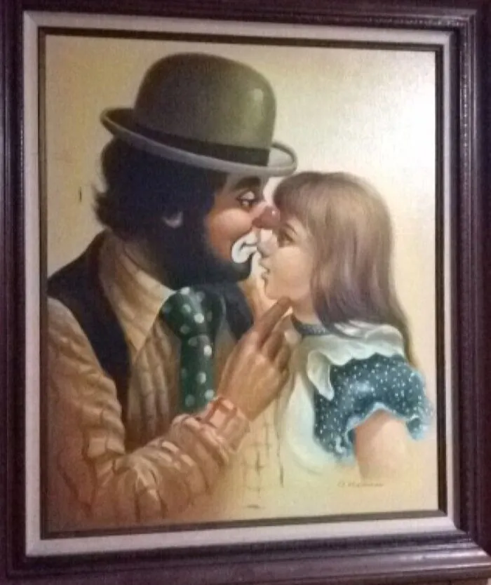 Painting In The Basement Of My Friend's New House