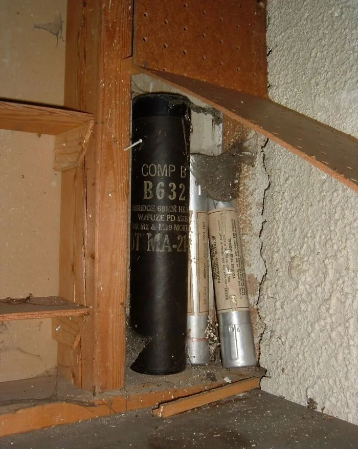 I Also Had Military Ordnance Hidden In My House