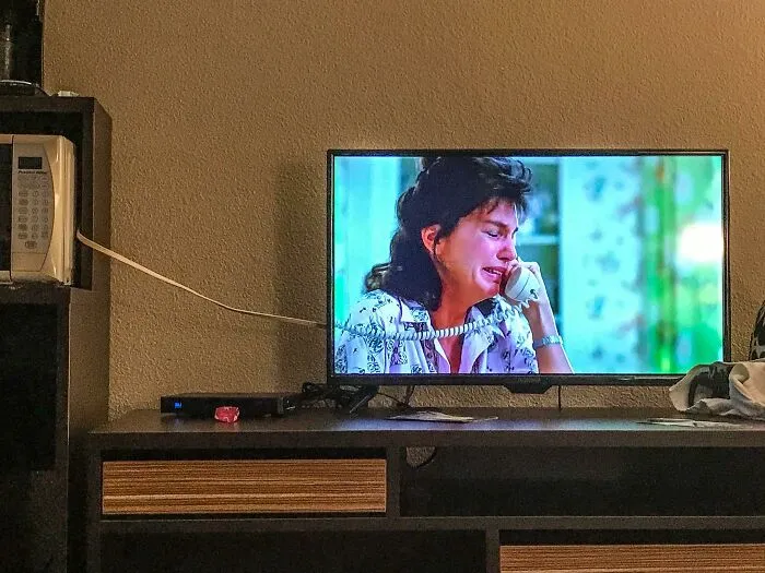 Watching “Big” At A Hotel, And Josh’s Mom Is Talking To The Microwave