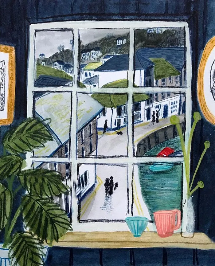 Drawing Of Trees Outside Your Window