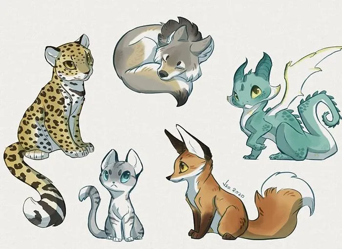 Drawing Of A Cute Baby Animal