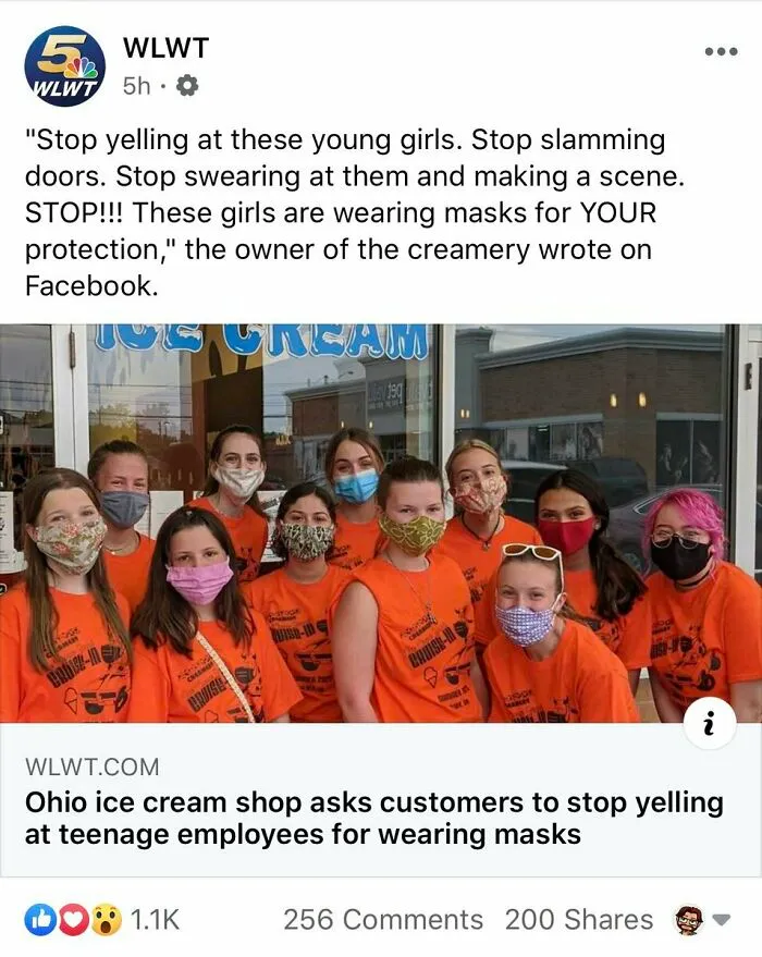 Freakin' Ohio. Imagine Getting So Angry Over Buying Ice Cream You Slam Doors And Start Swearing At Employees