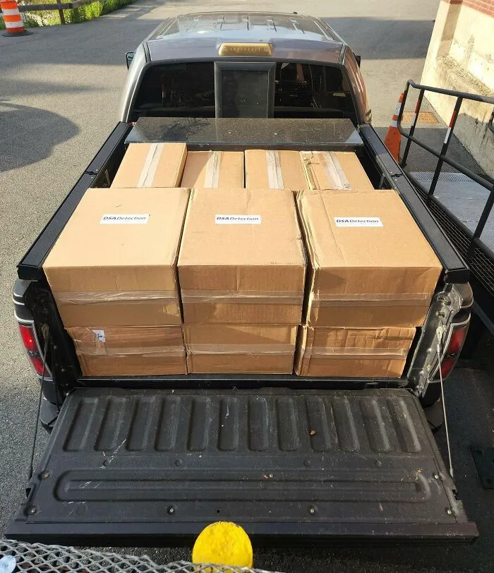 The Way These Boxes Fit Perfectly In My Coworker's Truck