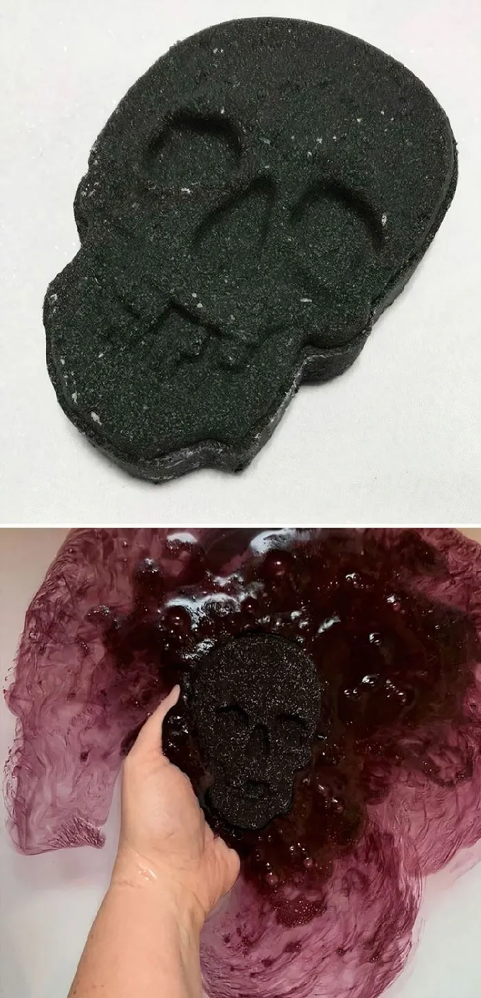 Black Skull Bath Bomb