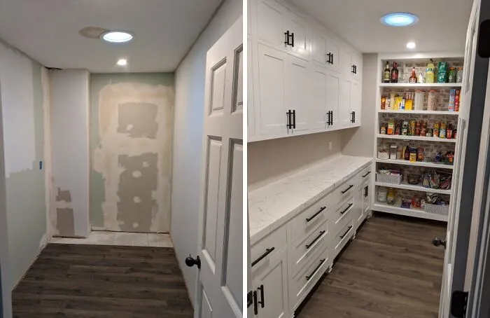A Butler's Pantry - Cabinets, Countertop, And All