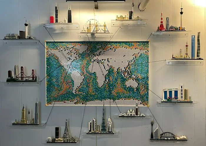 Updated Skylines With World Map