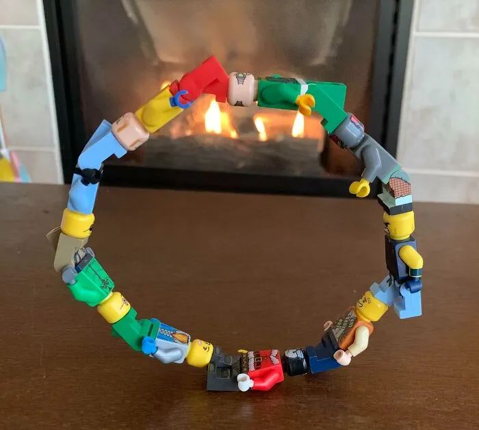 My 4yr Old Saw Your Builds And Wanted You All To See His “Person Wheel”