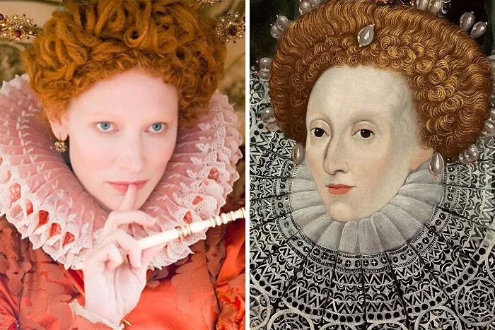 Cate Blanchett As Queen Elizabeth I In "Elizabeth"