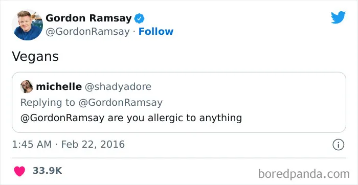 People Are Cracking Up At These 35 Roasts By Chef Gordon Ramsay