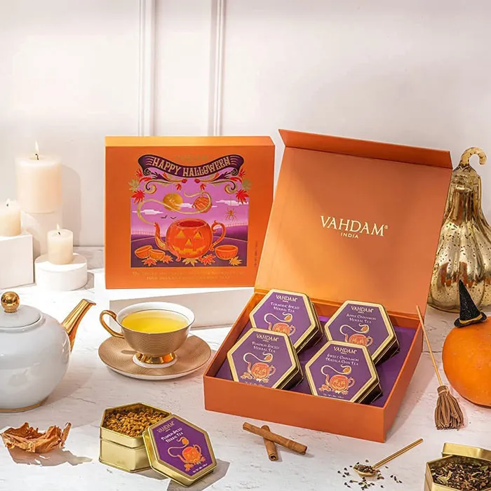 Vahdam Halloween Tea Set