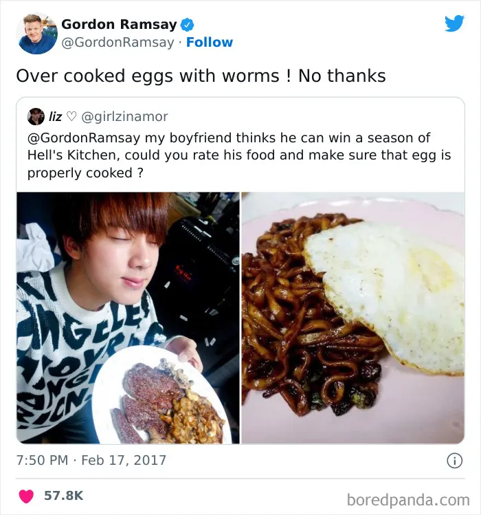People Are Cracking Up At These 35 Roasts By Chef Gordon Ramsay