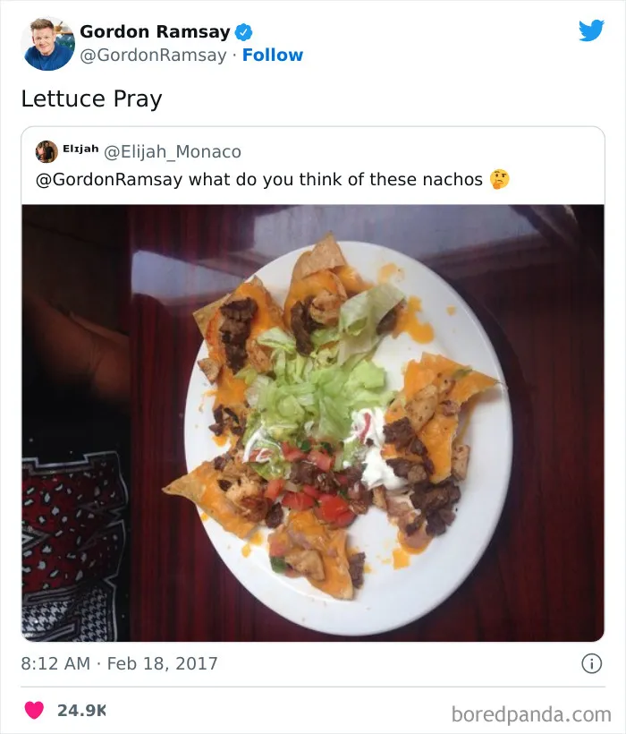 People Are Cracking Up At These 35 Roasts By Chef Gordon Ramsay