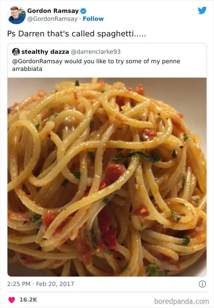 People Are Cracking Up At These 35 Roasts By Chef Gordon Ramsay