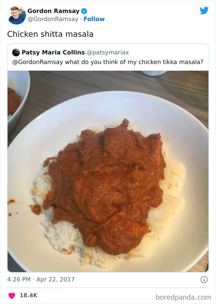 People Are Cracking Up At These 35 Roasts By Chef Gordon Ramsay