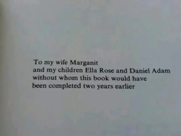 40 Examples Of Writers Leaving Fun And Unique Surprises "Dedicated To Those Who Read The Dedications"