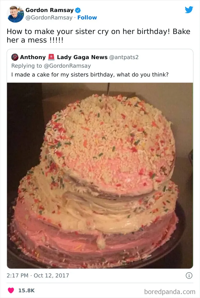 People Are Cracking Up At These 35 Roasts By Chef Gordon Ramsay