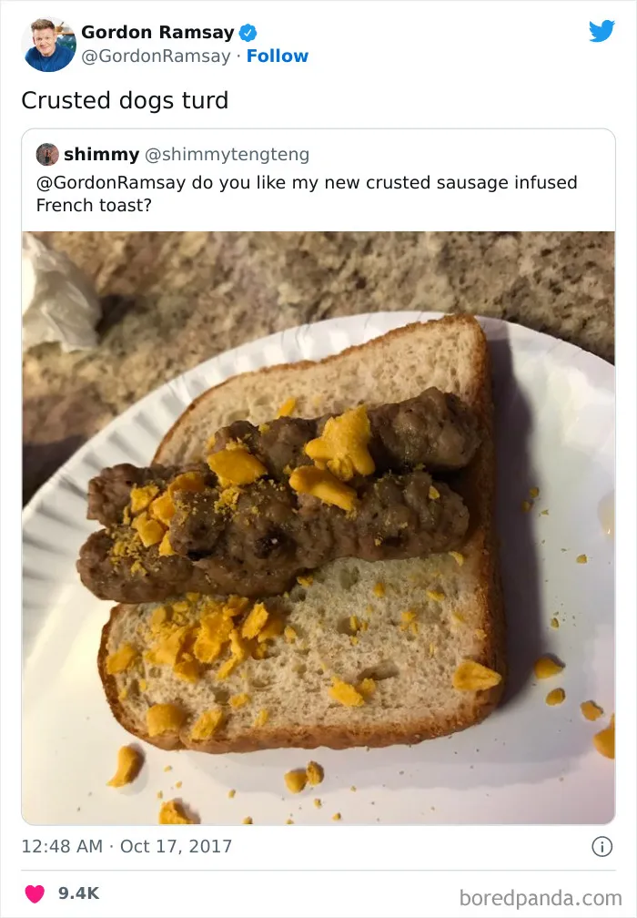 People Are Cracking Up At These 35 Roasts By Chef Gordon Ramsay