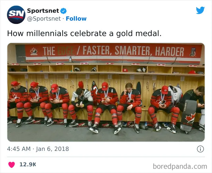 Fricking Millennials Calling And Texting Their Loved Ones And Telling Them They Became World Champions