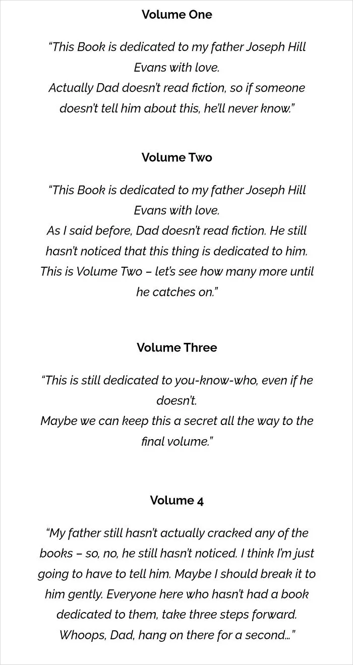 40 Examples Of Writers Leaving Fun And Unique Surprises "Dedicated To Those Who Read The Dedications"