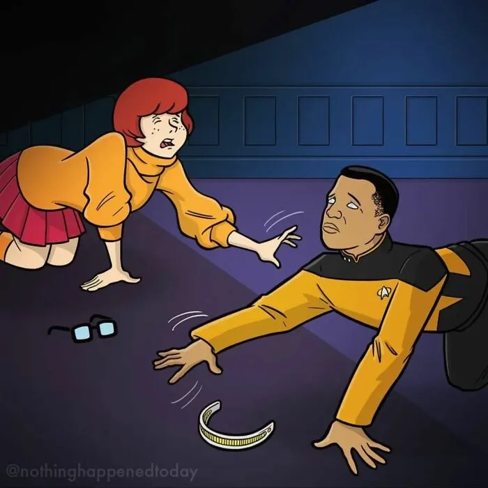 Este artista muestra la vida secreta de personajes famosos cuando nadie los mira (28 imágenes)