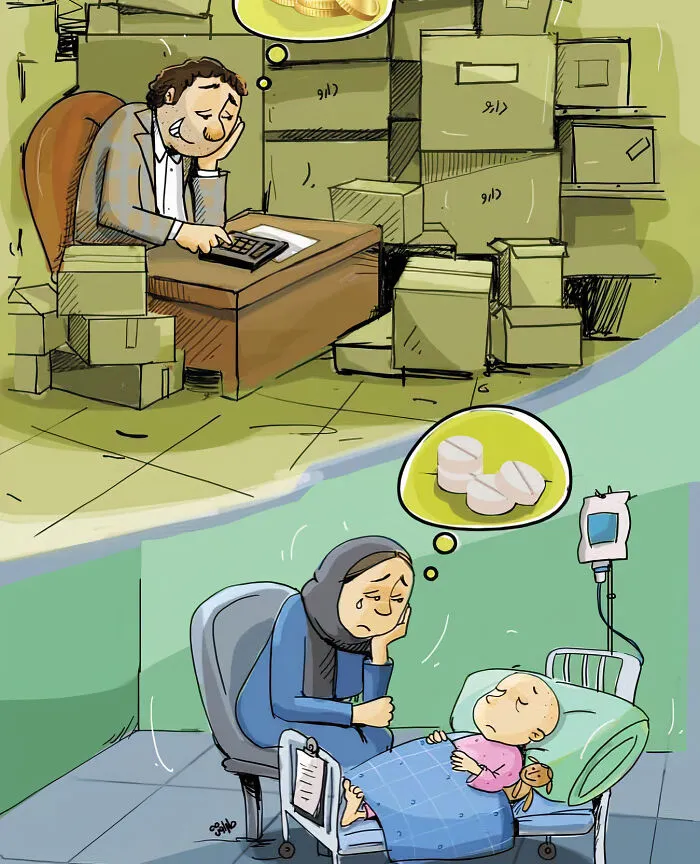 Esta artista revela lo que va mal con nuestra sociedad moderna en 26 ilustraciones satíricas