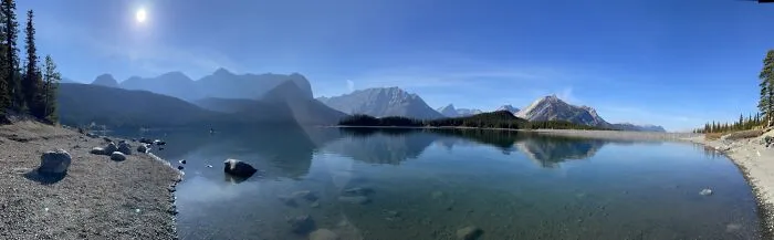Upper Kananaskis Lake, Kananaskis Alberta Canada