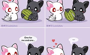 I Draw Comics About A Couple Of Bats In Love, Called "Cuddle Bats", And Here's 21 New Pics