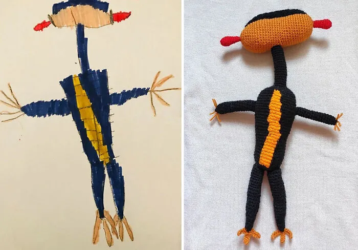 I Create Children's Toys From Their Unique Drawings (35 Pics)