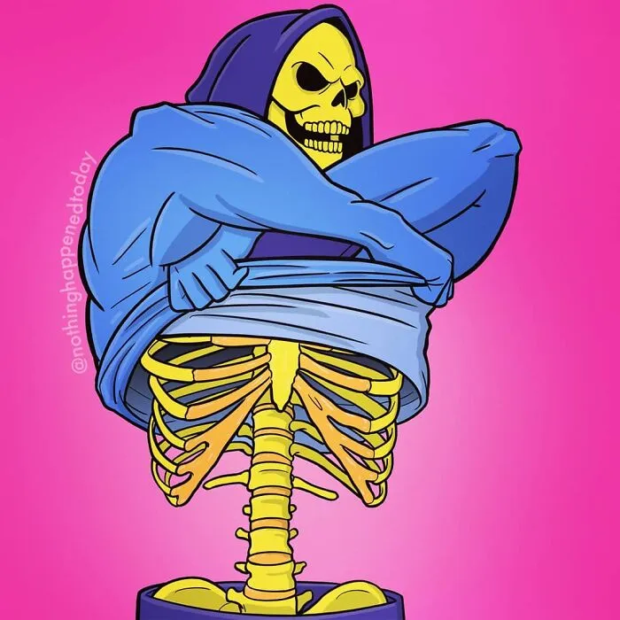 Este artista muestra la vida secreta de personajes famosos cuando nadie los mira (28 imágenes)