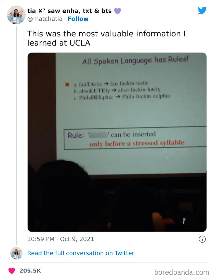 Does Learning Strange Spoken Language Rules Count?