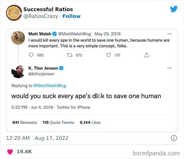 30 Times A Reply Was Better Than The Main Post, As Shared On “Successful Ratios” Twitter Page
