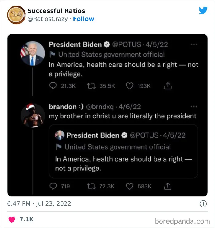 30 Times A Reply Was Better Than The Main Post, As Shared On “Successful Ratios” Twitter Page