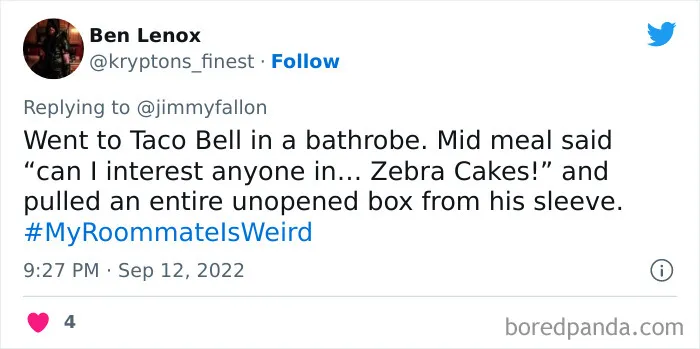 30 People Who Had The 'Pleasure' Of Living With A Weirdo Roommate Share Their Worst Stories For Jimmy Fallon's Challenge