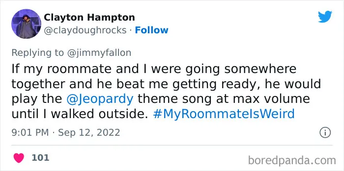 30 People Who Had The 'Pleasure' Of Living With A Weirdo Roommate Share Their Worst Stories For Jimmy Fallon's Challenge