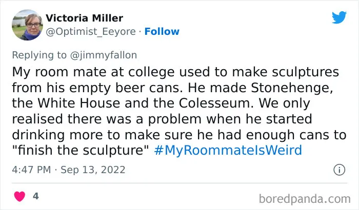 30 People Who Had The 'Pleasure' Of Living With A Weirdo Roommate Share Their Worst Stories For Jimmy Fallon's Challenge