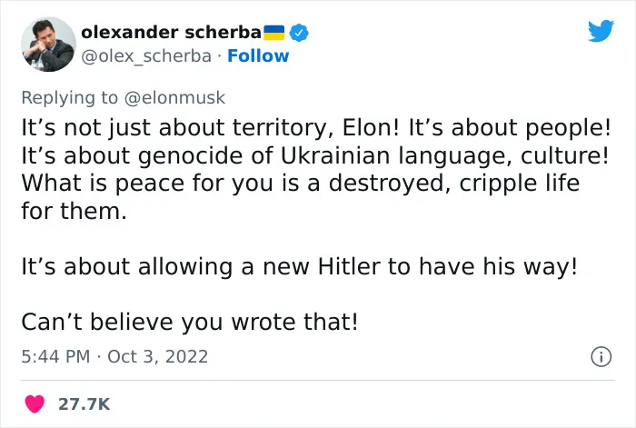 Twitter Is Going Mad After Elon Musk Tweets That “Crimea Is Formally Part Of Russia” And Here Are 30 Reactions