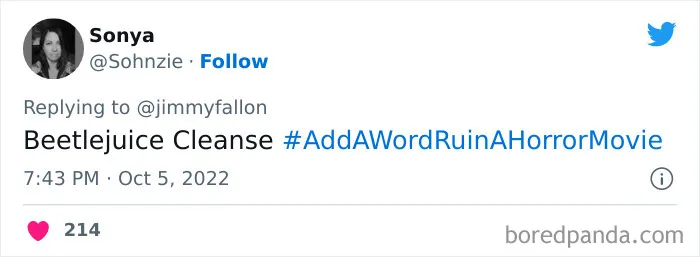 Jimmy Fallon Asks People To Ruin Movies With One Word, And Here Are 30 Hilarious Responses
