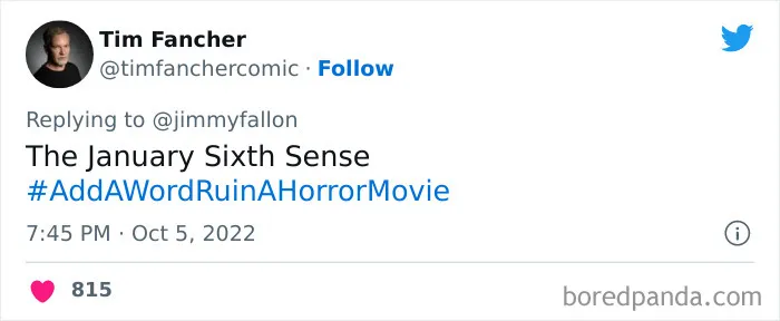Jimmy Fallon Asks People To Ruin Movies With One Word, And Here Are 30 Hilarious Responses