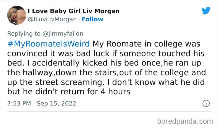 30 People Who Had The 'Pleasure' Of Living With A Weirdo Roommate Share Their Worst Stories For Jimmy Fallon's Challenge