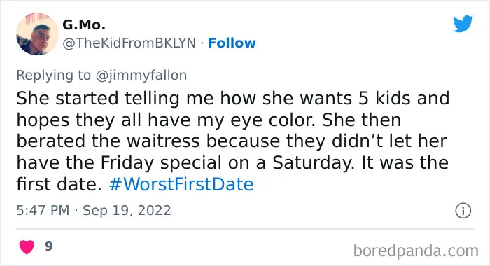 30 Of The Worst First Date Stories People Shared For Jimmy Fallon’s Hashtag Challenge