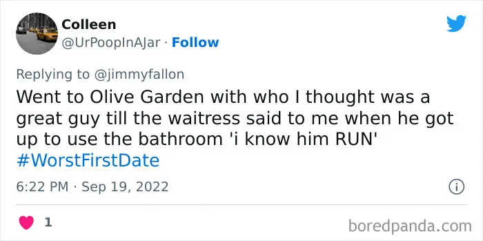 30 Of The Worst First Date Stories People Shared For Jimmy Fallon’s Hashtag Challenge