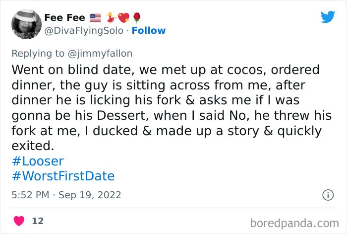 30 Of The Worst First Date Stories People Shared For Jimmy Fallon’s Hashtag Challenge