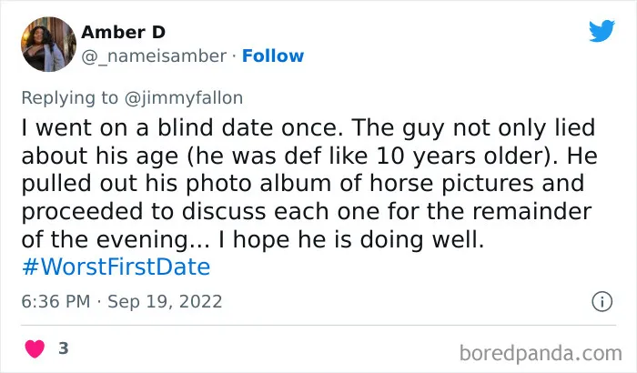 30 Of The Worst First Date Stories People Shared For Jimmy Fallon’s Hashtag Challenge