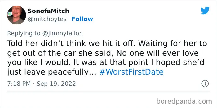 30 Of The Worst First Date Stories People Shared For Jimmy Fallon’s Hashtag Challenge